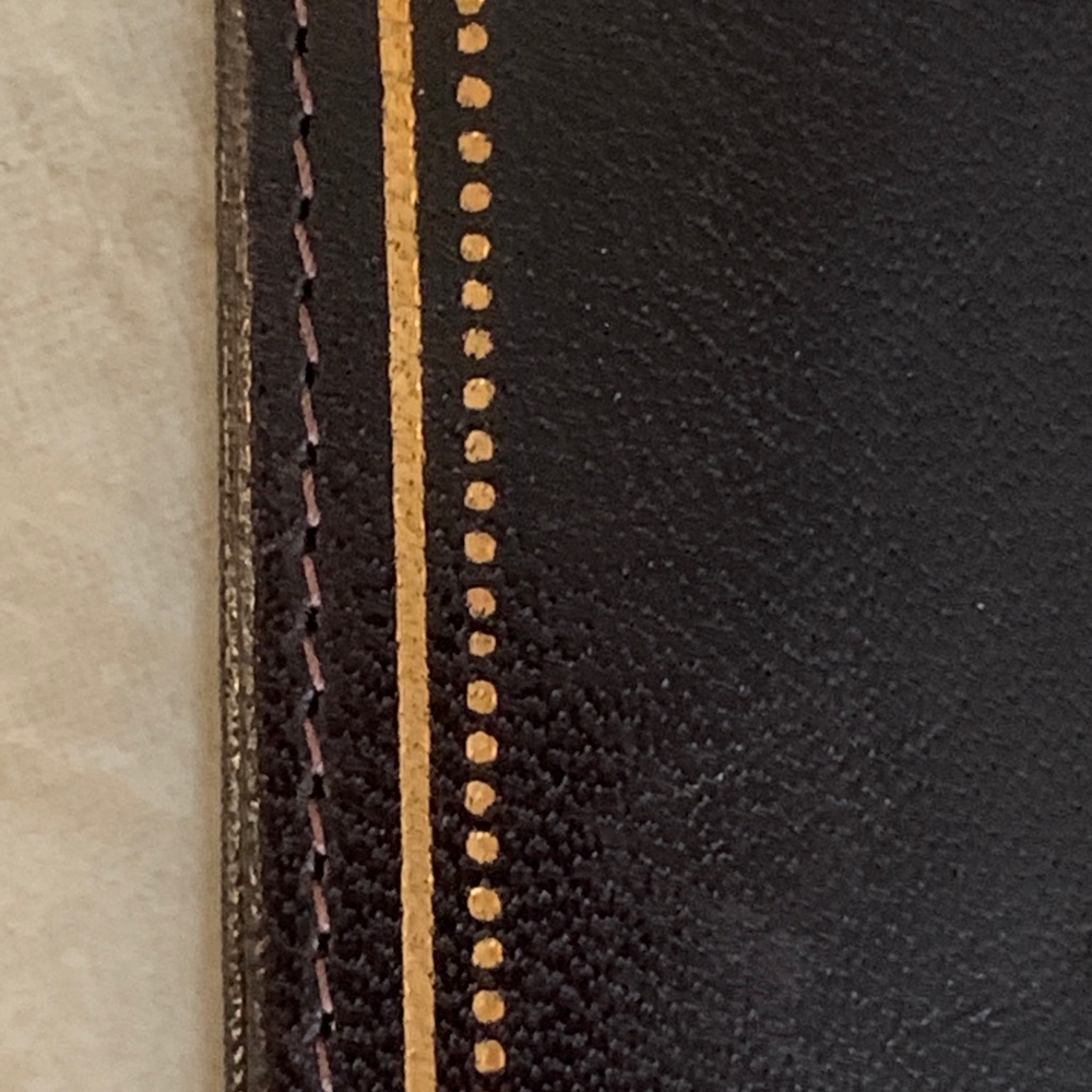 Vtg Retro “Denis of Florence” Genuine calf skin leather wallet made in Italy - Picture 6 of 15
